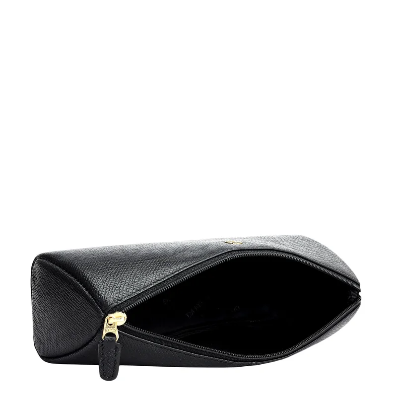 Da Milano Black Franzy Leather Multi Pouch - Black  | Best Price UAE